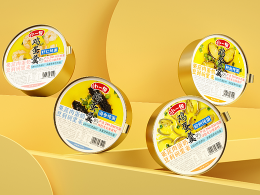 卜一顿鸡蛋羹产品包装设计