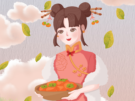 霜降（个人主页-ZNjQxODMwMzY=） - 新锐潮流插画 - 站酷设计师十里orz原创素材 - 站酷ZCOOL