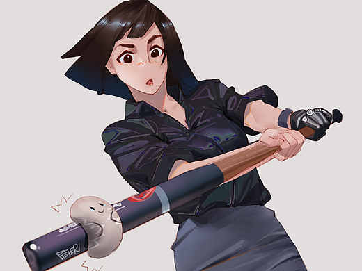 接着更新自己一波速写作品