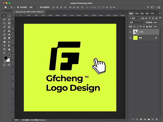 GFC品牌Logo图形标志/Vi设计