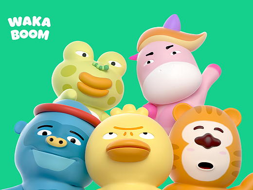哇咔团IP品牌介绍 Wakaboom Character Branding 