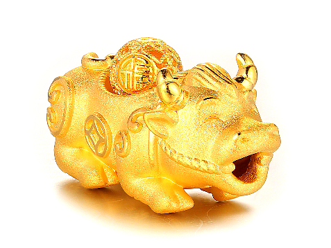 黄金/珠宝/白底图/静物摄影/珍珠/首饰/宝石