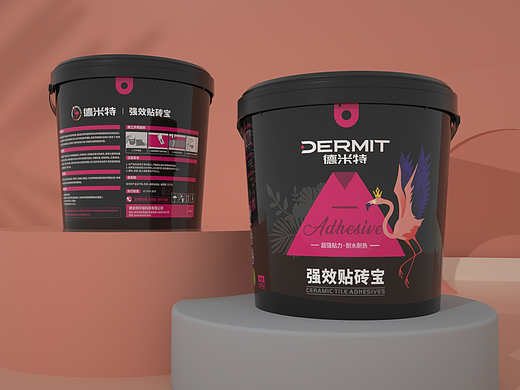 瓷砖胶包装设计|瓷砖胶包装桶设计