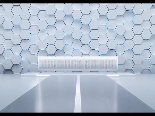 小米米家智能超薄踢脚线取暖器CG动画