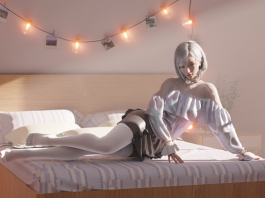 Blender人物渲染练习