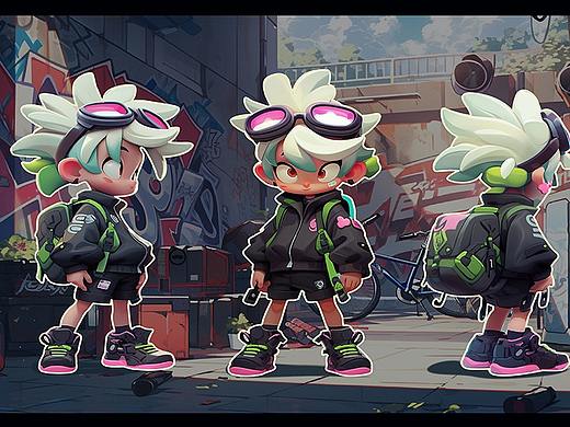 midjourney生成形象三视图（个人主页-ZNjY0MjAwMDQ=） - AI作品 - 站酷设计师1990GRACE原创素材 - 站酷ZCOOL