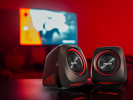 飞利浦2.0卫星音箱