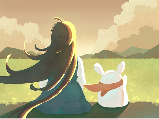 治愈系插画｜陪你去看风景