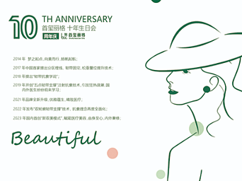 医美宣传海报 周年庆 联合丽格整形美容医院宣传沙龙会