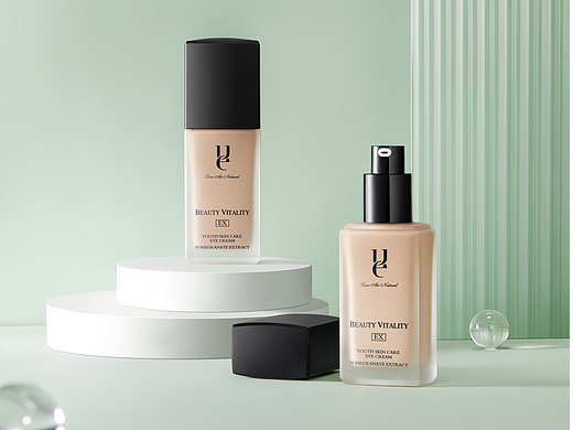 化妆品静物场景拍摄