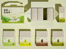 溪谷大米品牌包装设计