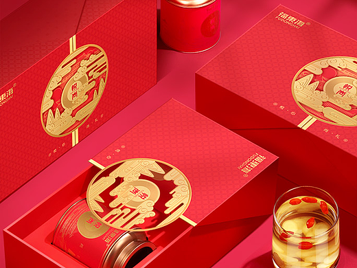双开铁罐西洋参礼盒详情页