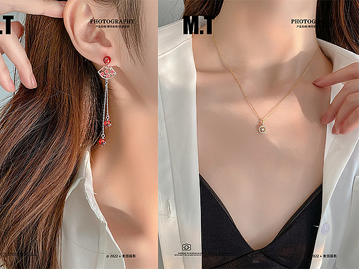 小众 小清晰饰品模特拍摄 戒指耳饰项链模特拍摄