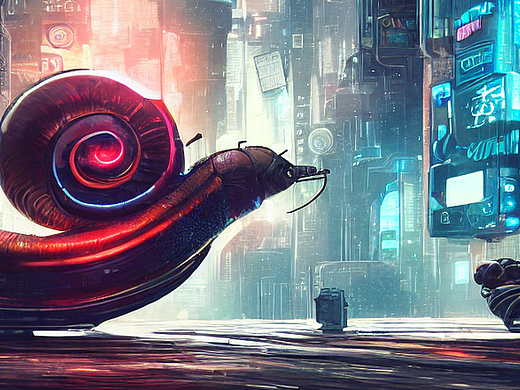 #AI创作实验室#机械蜗牛