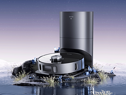 C4D楊帆學(xué)員平時(shí)作業(yè)-掃地機(jī)