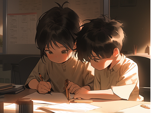 他和她