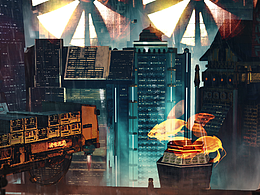 流浪城——腾讯高校美术大赛参赛作品