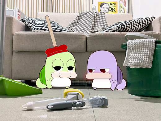 这两个室友今天又想不打扫