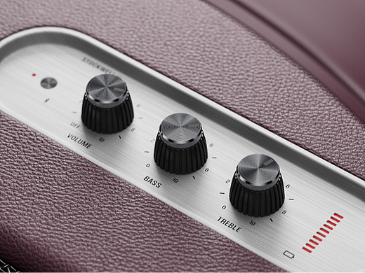 马歇尔音响特写镜头