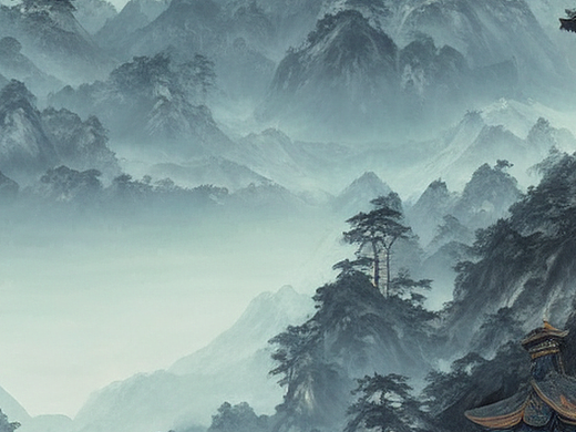站酷ai测试【中国画】