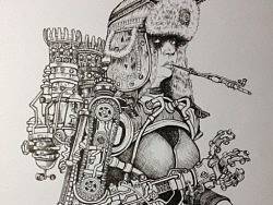 机械女步骤