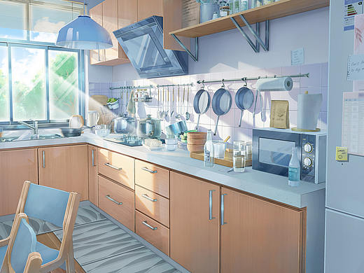 日系场景——夏日厨房