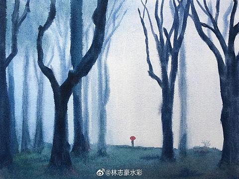水彩风景