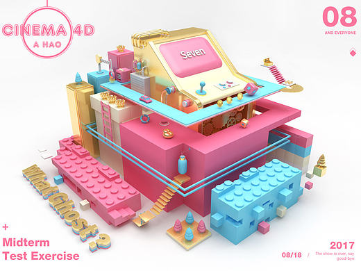 C4D场景搭建练习