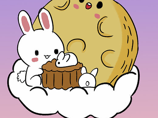 中秋臨摹作品（個(gè)人主頁(yè)-ZNTUzMjM0NzI=） - 創(chuàng)作習(xí)作 - 站酷設(shè)計(jì)師愛(ài)畫畫的百鬼原創(chuàng)素材 - 站酷ZCOOL