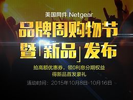 “網(wǎng)件購物節(jié)”承接頁