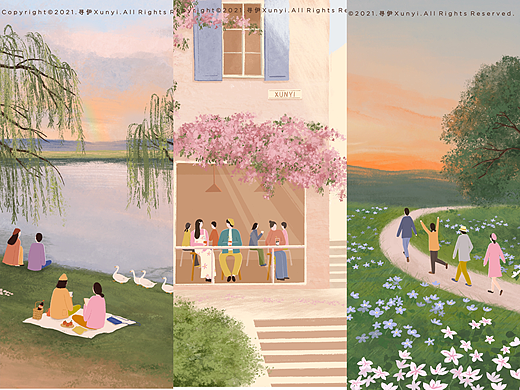 春天 | 系列插画合集