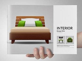 居家装修产品展示InDesign画册模板