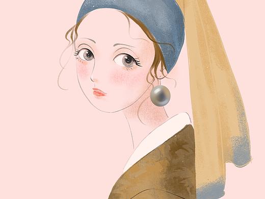 名画转插画系列