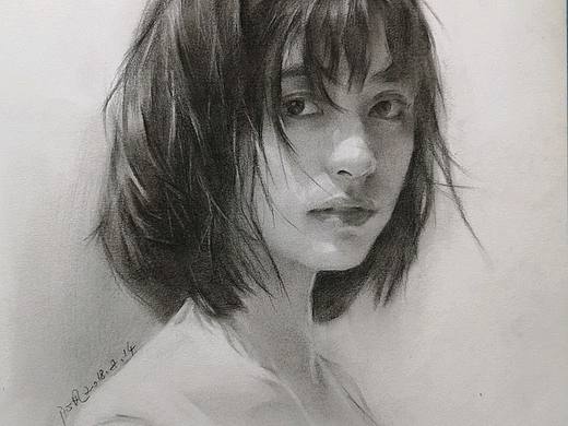 沁风素描人像