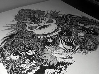 2开大画《最炫中国风》附绘制过程