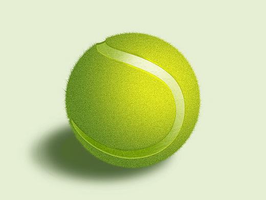 写实图标-网球(临摹)