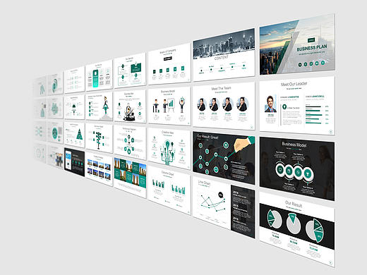 精致实用商业计划书路演公司宣传介绍动态PPT模板