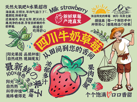 草莓包装箱