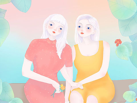 尝试新画法（个人主页-ZMjkwMjE3NzI=） - 艺术插画 - 站酷设计师糯小米1原创素材 - 站酷ZCOOL