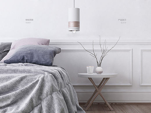 产品系列·胡桃木+混凝土系列灯具·筒形灯