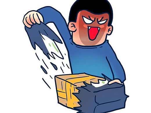 拆快递的两种方式，分为狂放派和婉约派，你是哪一种呢？