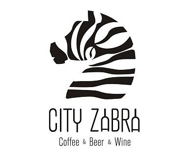 城市斑马主题餐厅logo设计方案