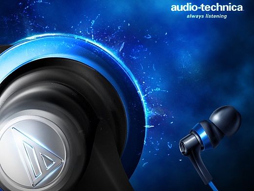 铁三角耳机练手（纯photoshop一个产品一百多个图层）