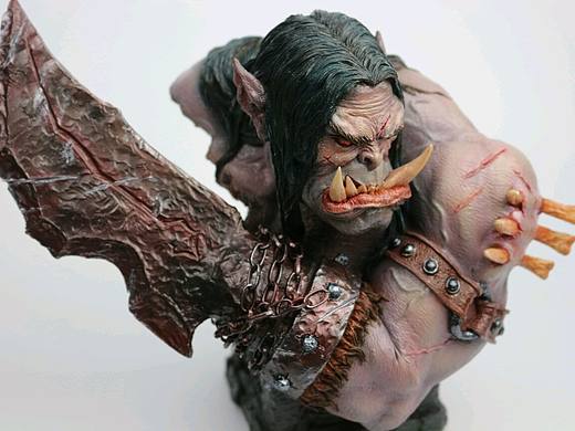 魔獸世界 刃拳胸像（個(gè)人主頁(yè)-ZMjIyNjA3NDg=） - 手辦/模玩 - 站酷設(shè)計(jì)師老鳥(niǎo)Studio原創(chuàng)素材 - 站酷ZCOOL