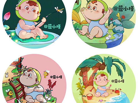2021年终总结,虎年插画、壁纸等