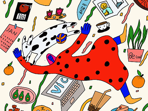 我和想象有狗子的小日子