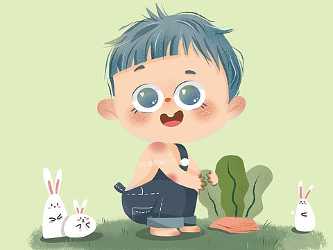 Pick 哪一个[billd练腰]（个人主页-ZNDMxODk3NTI=） - 儿童插画 - 站酷设计师画画的蜗小牛原创素材 - 站酷ZCOOL