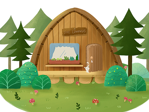 森林小屋