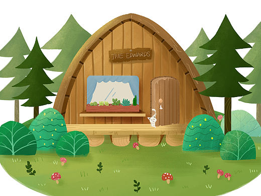 森林小屋