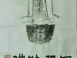 传统文化国画佛陀